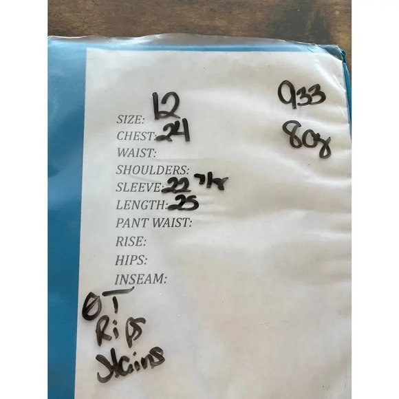 Tops N Tops Vintage Womens 12 Pullover Artistic Long Sleeves Blouse - Picture 12 of 12